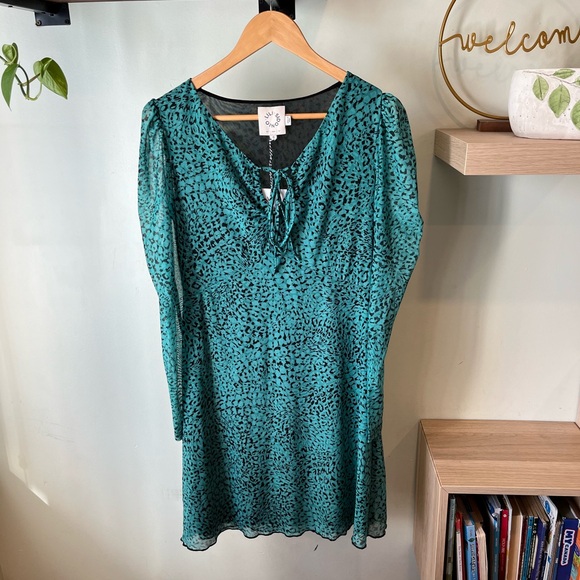 MOLLY BRACKEN Jaeda Printed Mesh Dress - Picture 4 of 7